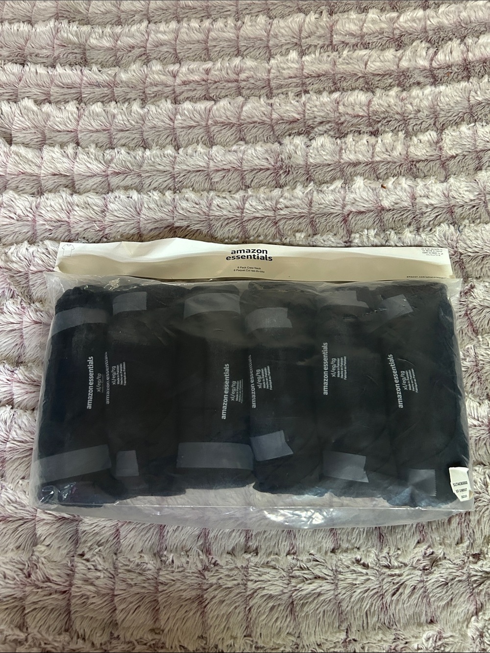 Amazon Essentials Black Athletic Socks 5-Pack - Men’s Low-Cut size XL